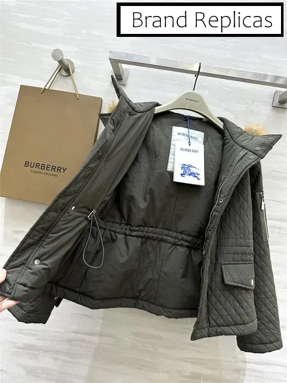 Burberry Diamond Quilted Hooded Jacket